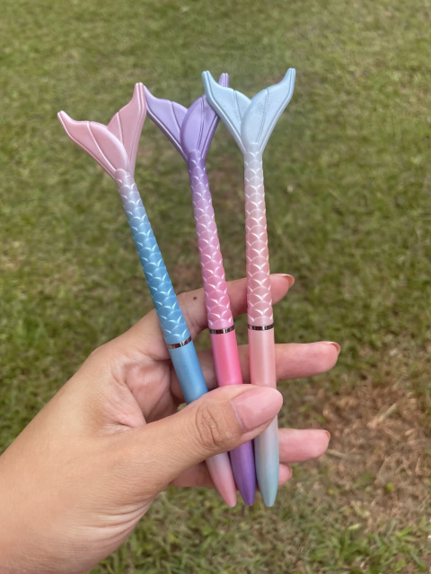 Caneta Fofa Sereia Gradiente