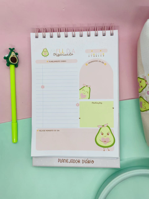 Planejador Diário de Mesa