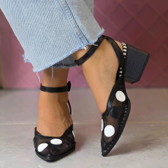 Imagem do Slingback de Salto Médio com Poá