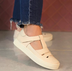 Tênis Sapatilha Couro Off-white