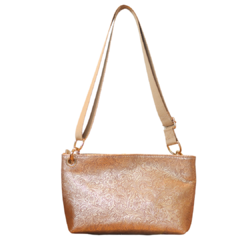 Bolsa Carolzinha Couro Dourada na internet