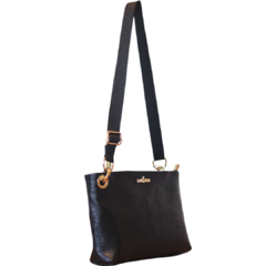 Bolsa Carolzinha Couro Preto - comprar online