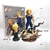 Majin Vegeta con busto y cabeza intercambiable + base 33cm Con luz!