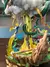 Diorama Enorme Goku vs Villanos Estatua de 38cm con Luz! en internet