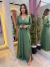 Vestido de Festa Manga Longa Verde Oliva (Código: 31788) - comprar online