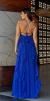 Vestido Chiffon Sophia Azul Royal M (Código: 33521) - comprar online