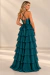 Vestido de Festa Dana Verde Petróleo P (Código: 33930) - comprar online