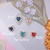 Corazón Zirconia cubica 