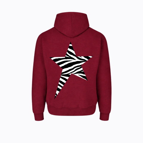 Hoodie Stars Zebra
