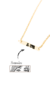 Colar Personalizável Olhar/Sorriso - Ouro 18k