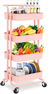 Carrito de "Plástico" con Ruedas - Organizador con Estantes Para Cocina o Baño - tienda online