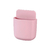Organizador rosa para control remoto, ideal para el hogar.