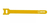 Precinto sujeta cables de color amarillo, marca GEXIN, diseñado para organizar y asegurar cables.
