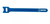 Precinto sujeta cables azul de la marca GEXIN, utilizado para organizar y asegurar cables.