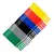 Variedad de precintos sujeta cables en diferentes colores, ideales para organizar cables.