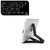 Soporte de celular o tablet universal en color negro, adecuado para iPad y otras tabletas, con base ajustable.