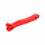 Kit de 5 bandas de resistencia para entrenamiento en color rojo, ideales para ejercicios de fitness.
