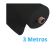 Entretela de Malha Colante Preta 40gr Peça com 03 Metros