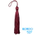 Pingente de Seda Tassel Bordo Pct. c/ 10 Unid.