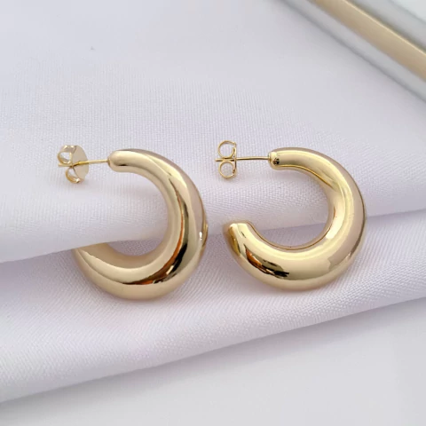 ARGOLA MEIA LUA FINE