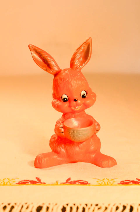 Coelho laranja Estrela em borracha - comprar online