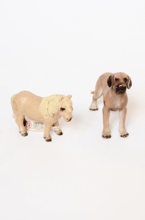 Dupla miniaturas de animais Schleich Figuren