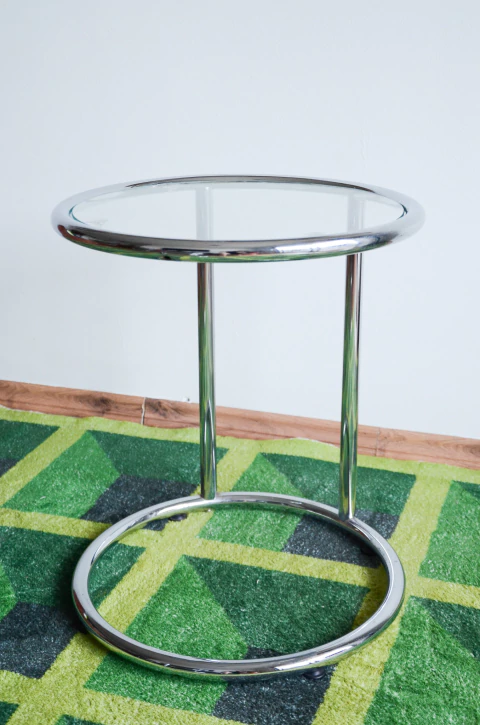 Mesa lateral cromada Vão - comprar online