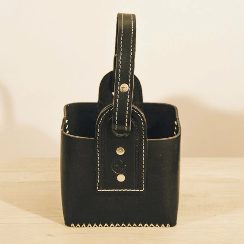 Canasta Cuero - 4 espacios