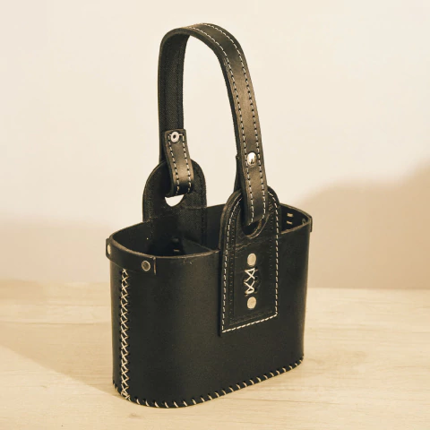 Canasta Cuero - 2 espacios