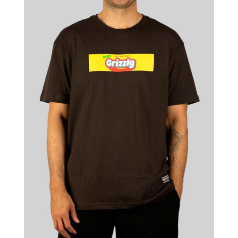 Camiseta Grizzly Crew On This Yellow Marrom