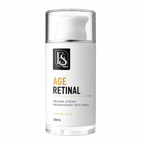 AGE RETINAL | Sérum Retinal 0,05% Antirrugas e Renovador Noturno 30 mL