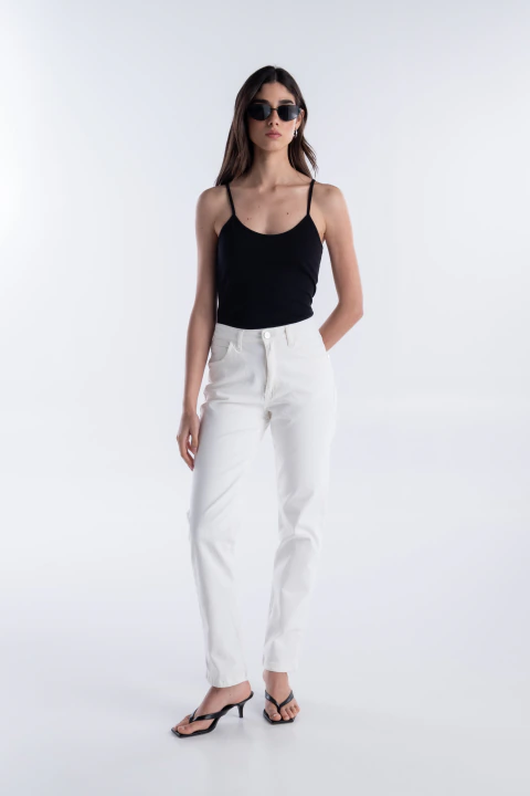 JEAN FAVIO STRAIGHT WHITE