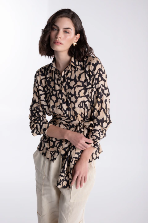 CAMISA AMANI PRINT CHEETAH
