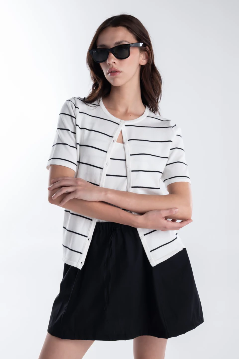 CARDIGAN AURORA STRIPES