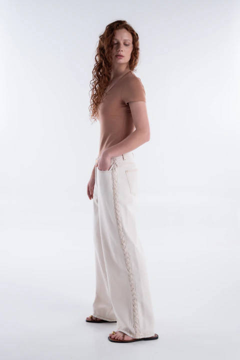 JEAN IBIZA WIDE WHITE
