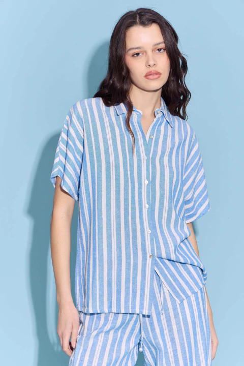 CAMISA FRANCHESCA STRIPES - comprar online