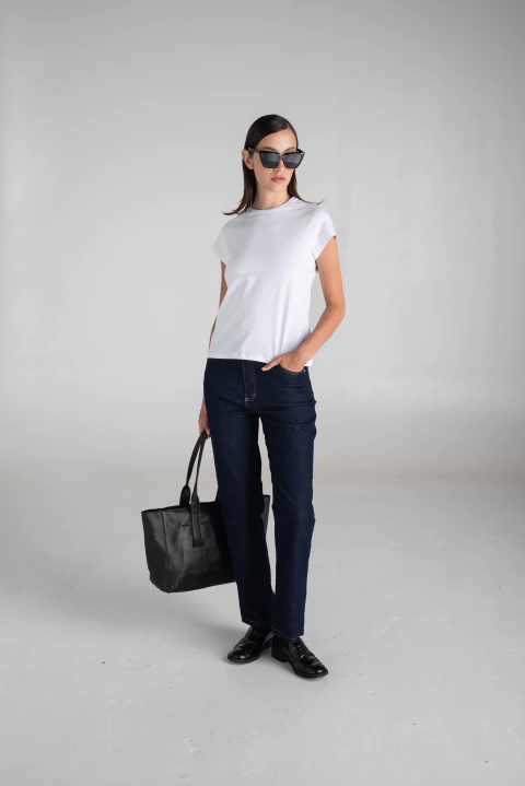 REMERA MOCOA - BLANCO