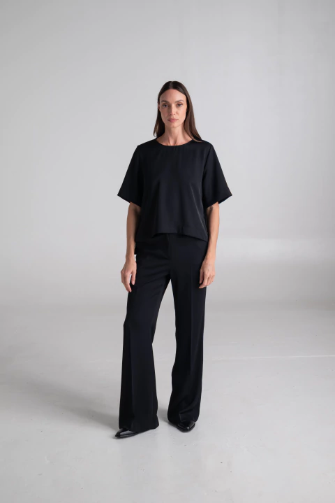 BLUSA CORTEZA - NEGRO