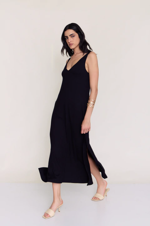 VESTIDO CAROL NEGRO - comprar online