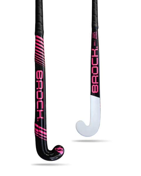 Palo de hockey brock 100% carbono brk-J100 12K PINK WHITE