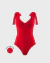 BODY DE LAÇOS CORAÇÃO TEDDY VERMELHO - Revived - comprar online