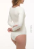 BODY DECOTE QUADRADO MANGA COMPRIDA OFF-WHITE - CORTEJO - Revival
