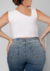 CROPPED DECOTE V DIAGONAL SEM MANGA - comprar online