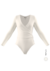 BODY DECOTE TRANSPASSADO MANGA COMPRIDA OFF-WHITE - PROMO - comprar online