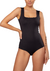 BODY DECOTE QUADRADO SEM MANGA PRETO PE001 - comprar online