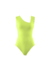 BODY DECOTE V DIAGONAL SEM MANGA VERDE LIMA - PROMO - comprar online