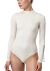 BODY GOLA ALTA MANGA COMPRIDA TEDDY OFF WHITE PE001 - comprar online