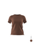 BLUSA FLOW T-SHIRT MANGA CURTA CAFÉ FL001 - loja online