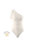 BODY MANGA UNICA LAÇOS TEDDY OFF-WHITE - Revived - comprar online
