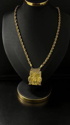 Kit corrente Pirgente moeda antiga